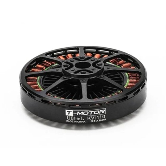 T-motor U8 Lite L KV110 Outrunner Brushless Motor U Efficiency Type High Thrust Big Powerful for RC Drone Multirotor VTOL UAV